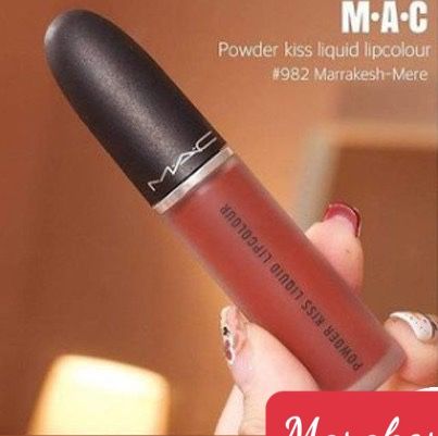 SON KEM LÌ MAC POWDER KISS LIQUID LIP COLOR - MARRAKESH MERE