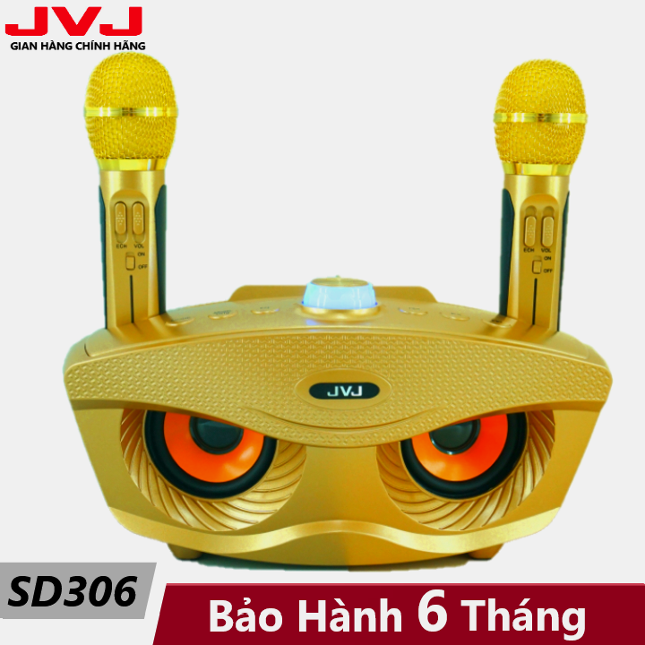 [HCM][CHÍNH HÃNG] Loa Bluetooth Không dây SD306 bản 2022 – tặng kèm 2 micro hát karaoke - Phiên Bản Nâng Cấp hỗ trợ hiệu ứng âm thanh công suất loa lớn Bass cực chuẩn thẻ nhớ USB jack 3.5mm tương thích với mọi thiết bị