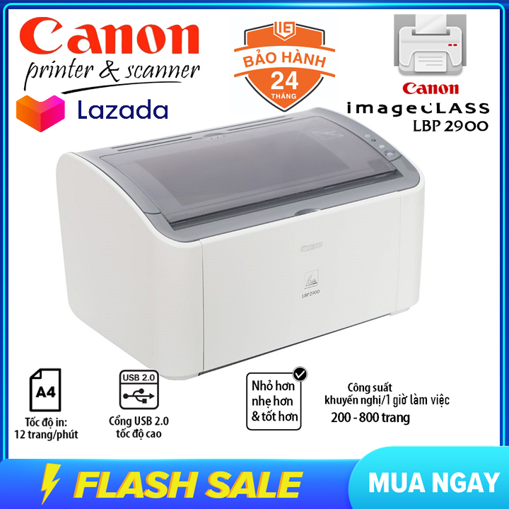 Máy in canon 2900 chính hãng - máy in laser canon lbp 2900 - máy in nhiệt tốc độ nhanh,độ bền cao