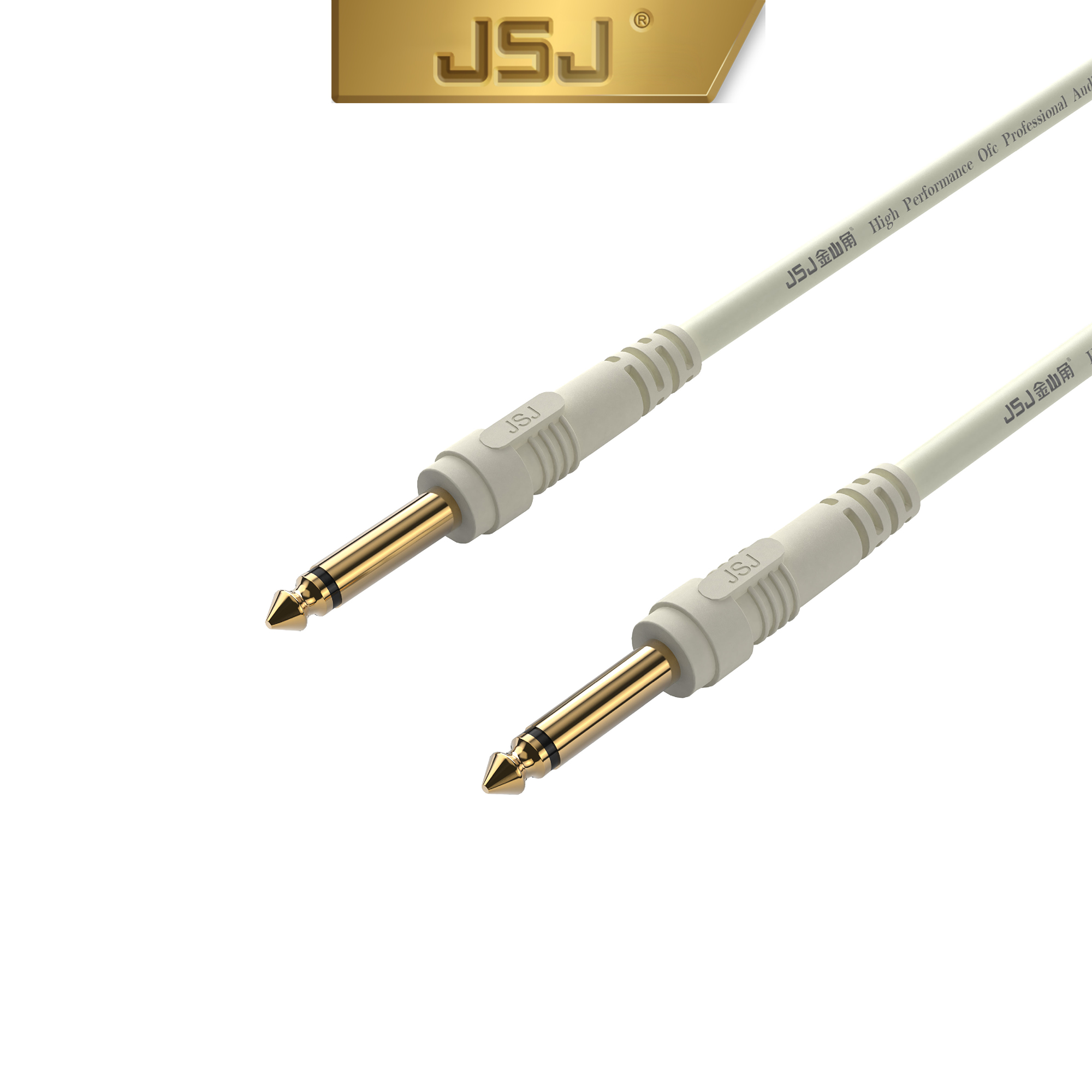 Dây tín hiệu 2 đầu 6 ly (6.5mm) JSJ 4111 dài 1.5m - 5m thiết kết liền mạch sử dụng chất liệu thân thiện với môi trường thân dây mềm mại và bền truyền tải tín hiệu ổn định mượt mà