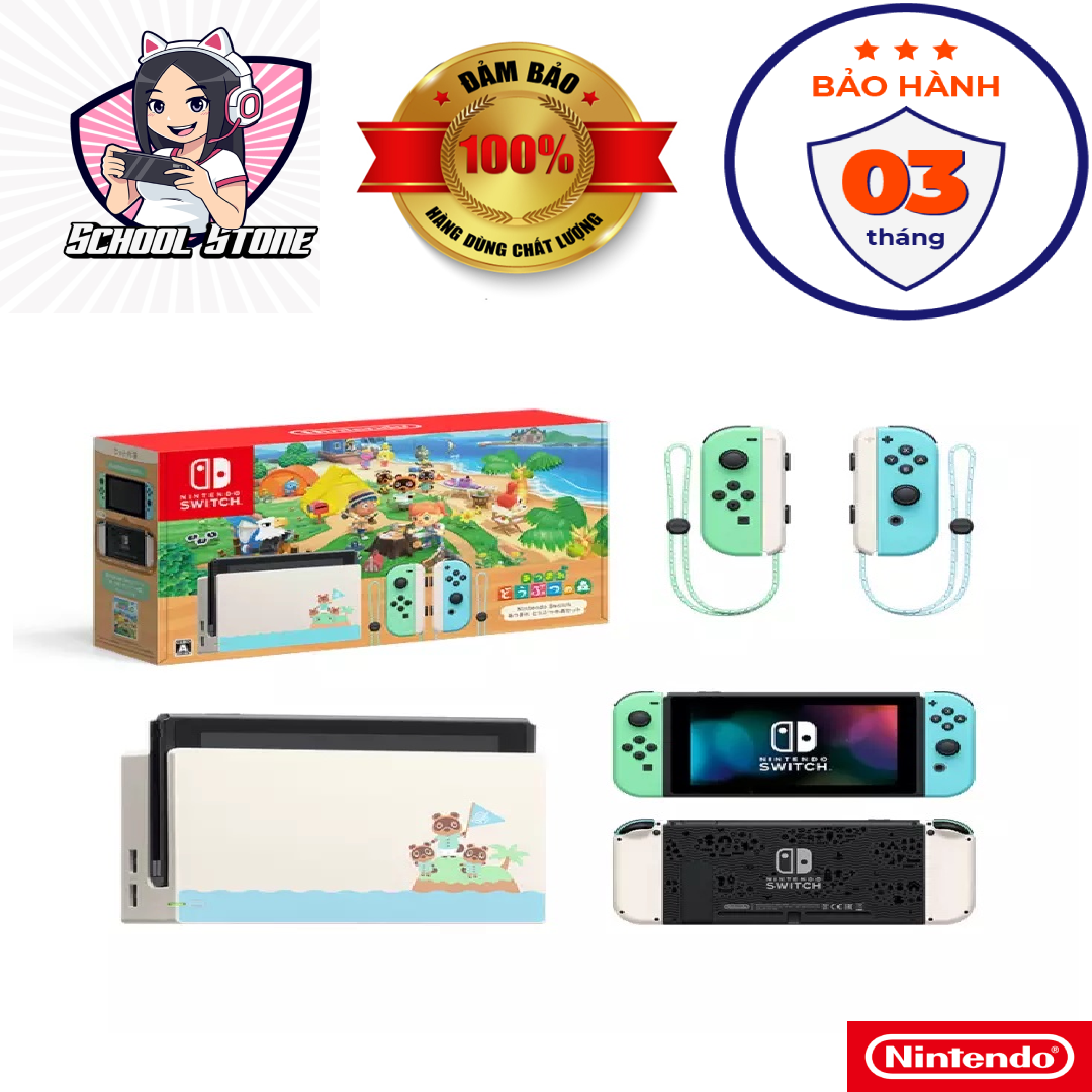 Nintendo switch v2 animal crossing edition fullbox + bh 6 tháng phần mền