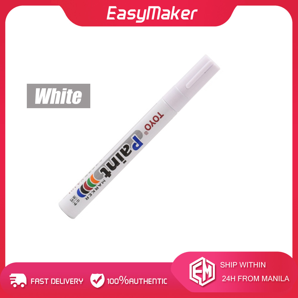 11 Colors Waterproof Paint Pens Motorcycle Tire Rubber Fabric Metal Color Marker Pen Acrylic Rubber Permanent Paint Marker Pen for Rock Wood Metal Plastic Glass Canvas Ceramic More Medium Tip with Quick-Dry Water Resistant Ink