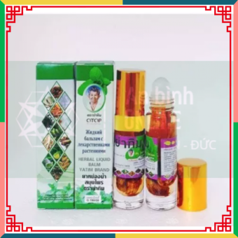 Dầu lăn sâm thảo dược 13 vị Bà Già Otop Yatim Brand Thái Lan 8ml