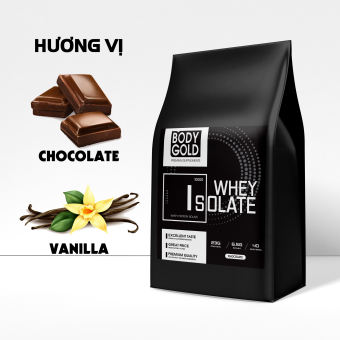 WHEY PROTEIN ISOLATE - SỮA WHEY DINH DƯỠNG TĂNG CƠ BODY GOLD TÚI 1KG + Tặng Bình lắc