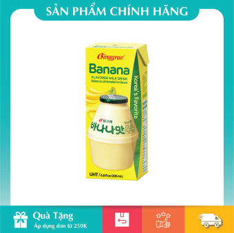 Sữa Chuối Banana Milk Binggrae Lẻ 1 Hộp