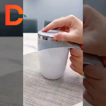 Ly pha cà phê tự động, cốc giữ nhiệt, cốc tự khuấy thông minh bằng thép không rỉ 304, dung tích 380ml, cốc pha tự động, cốc khuấy tự động , cốc khuấy từ tính, cốc khuấy cà phế, cốc cafe tự khuấy