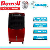 Dowell Air Cooler 9 liters water tank capacity ARC-80 RED