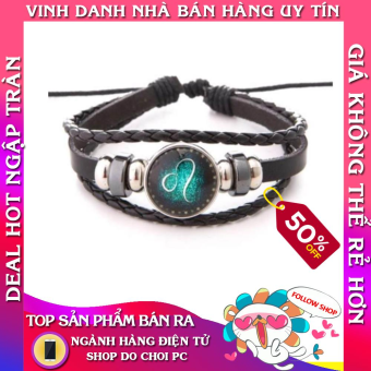 DOCHOIPC Mẫu 04- Vòng đeo tay 12 cung hoàng đạo - Cung Sư Tử LEO (23/07 - 22/08)