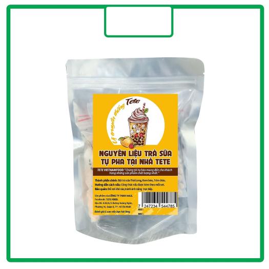 Set nguyên liệu pha trà sữa trân châu (25-30 Ly) - TETE - Vị Phúc Long, Thái Xanh, Thái Đỏ