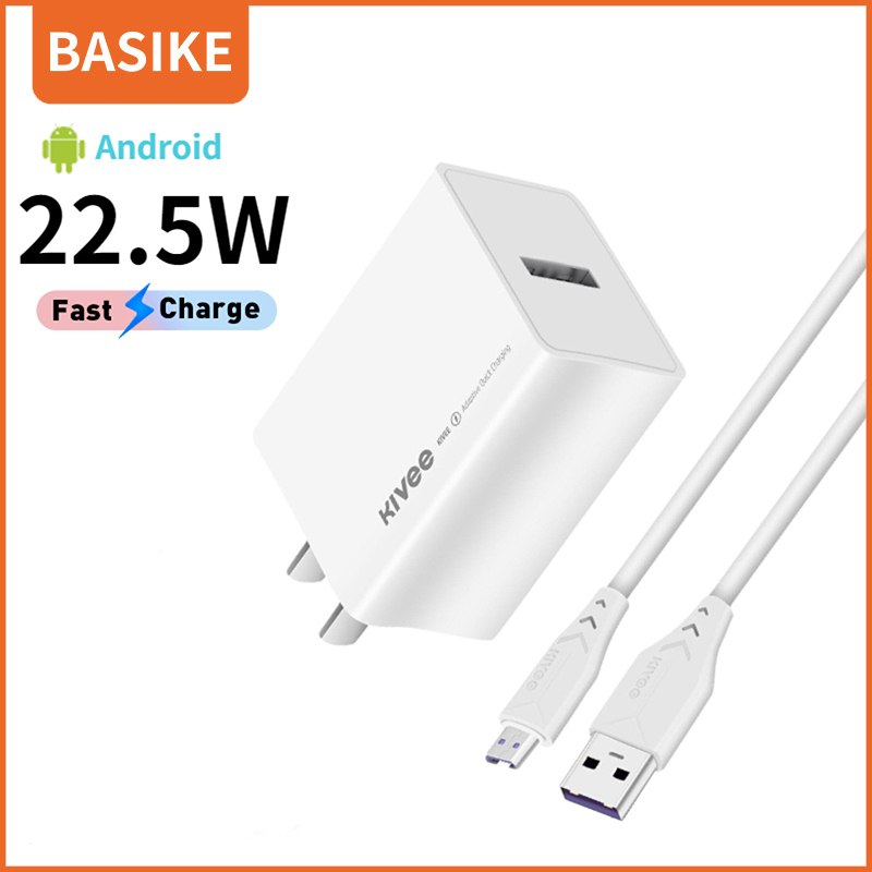 BASIKE Bộ sạc nhanh sạc nhanh 5A USB Quick Charge 3.0 22.5W Wall Charger