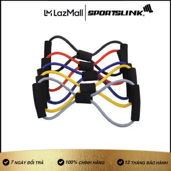 Dây kéo đàn hồi tập thể lực đa năng vòng số 8 - SS-811237 (Nhiều màu)