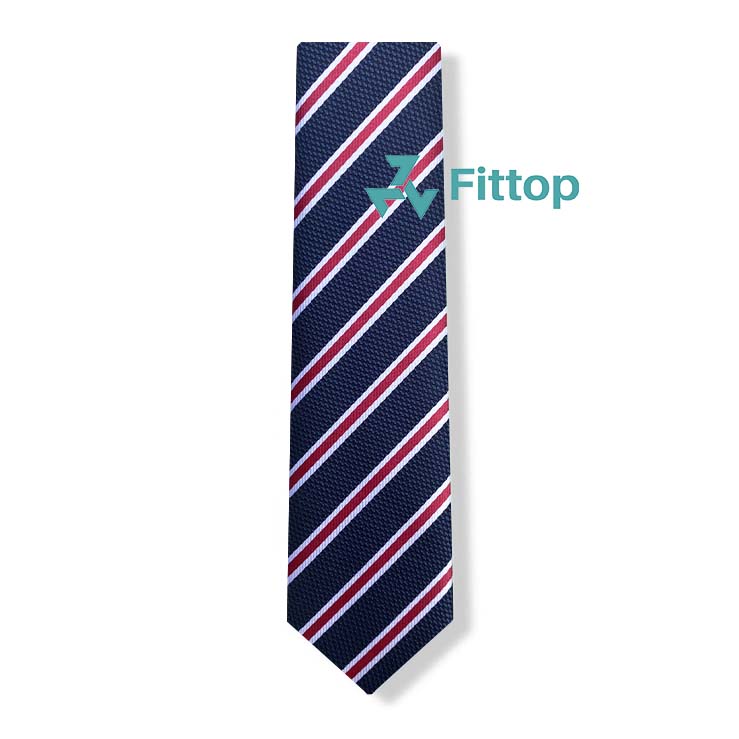 Cà Vạt Xanh Sọc 6CM FITTOP CAVAT-242