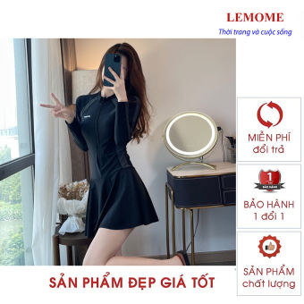 Đồ bơi nữ liền thân dáng váy đi biển vải mềm mại co giãn 4 chiều thời trang cao cấp phong cách Hàn Quốc