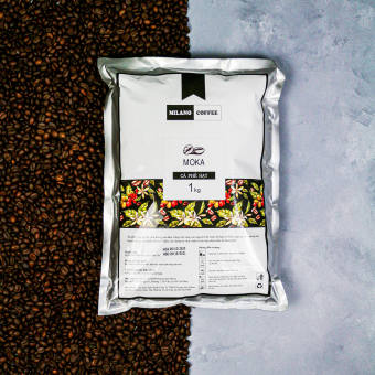 Milano Coffee - Cà phê Hạt Moka (loại 1kg)