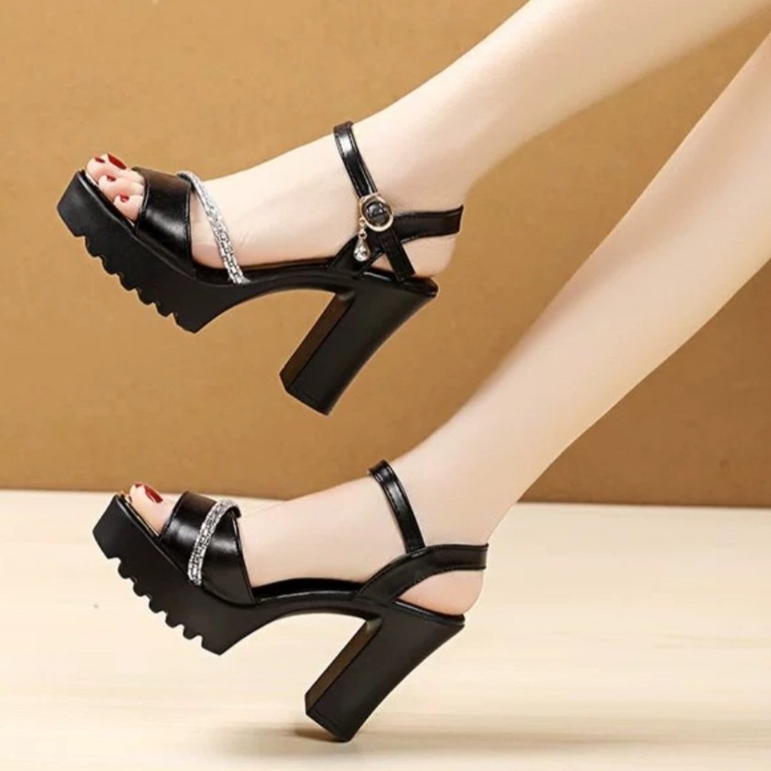 Sandal cg đế thô 1 dây đá loại cao cấp