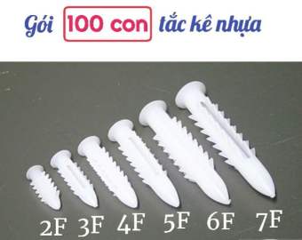 100 con tắc kê nhựa 2F 3F 4F 5F 6F 7F