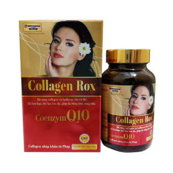 Viên Collagen Rox Bổ sung collagen và isoflavon hạn chế lão hóa giúp da hồng hào sáng mịn