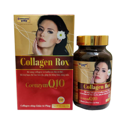Collagen Rox giúp hạn chế lão hóa da, giúp da sáng mịn 60 viên