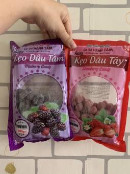 kẹo Dâu tây & dâu tằm Đà Lạt 200g/gói