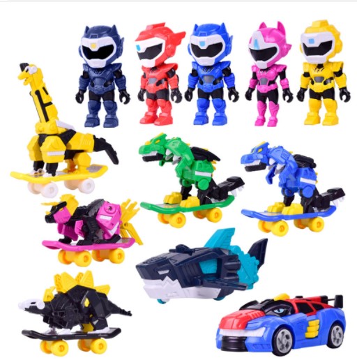 Bộ đồ chơi Biệt đội siêu nhân nhí miniforce đồ chơi trẻ em gồm siêu nhân và khủng long