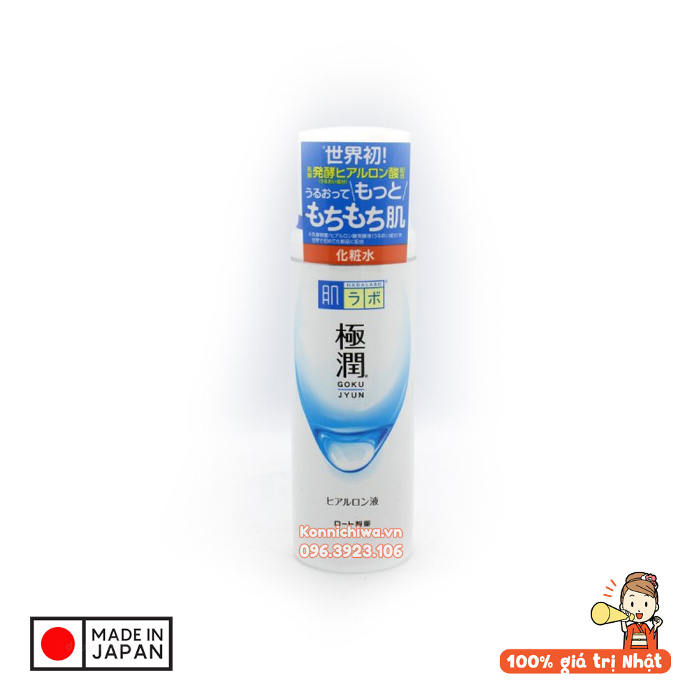 [Nhật Chính hãng] Nước hoa hồng dưỡng ẩm Hada Labo Gokujyun Hydrating Lotion hadalabo 170ml dành cho da khô