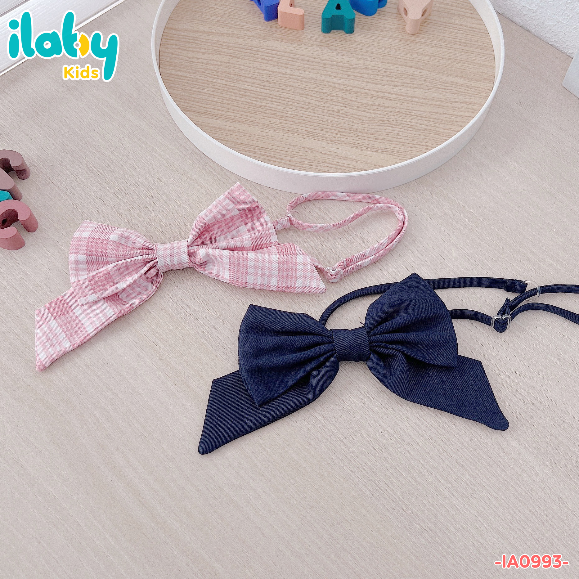 Phụ kiện bé gái ilaby nơ cổ đi học [61ia09930422