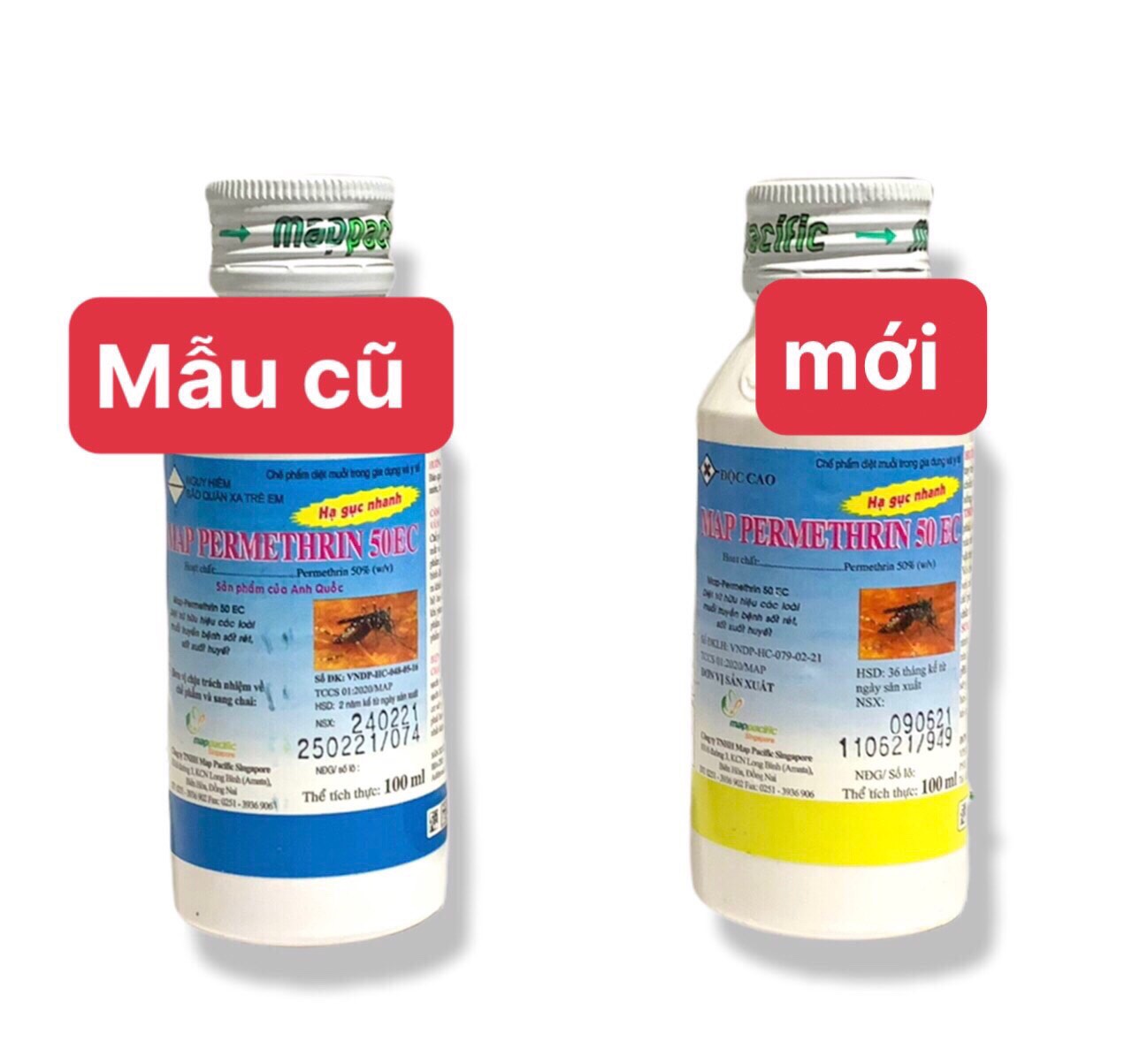 Thuốc diệt muỗi permethrin 50ec công nghệ anh quốc - 100ml