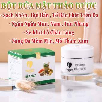 Bột rửa mặt thảo dược Yody White Phương Anh