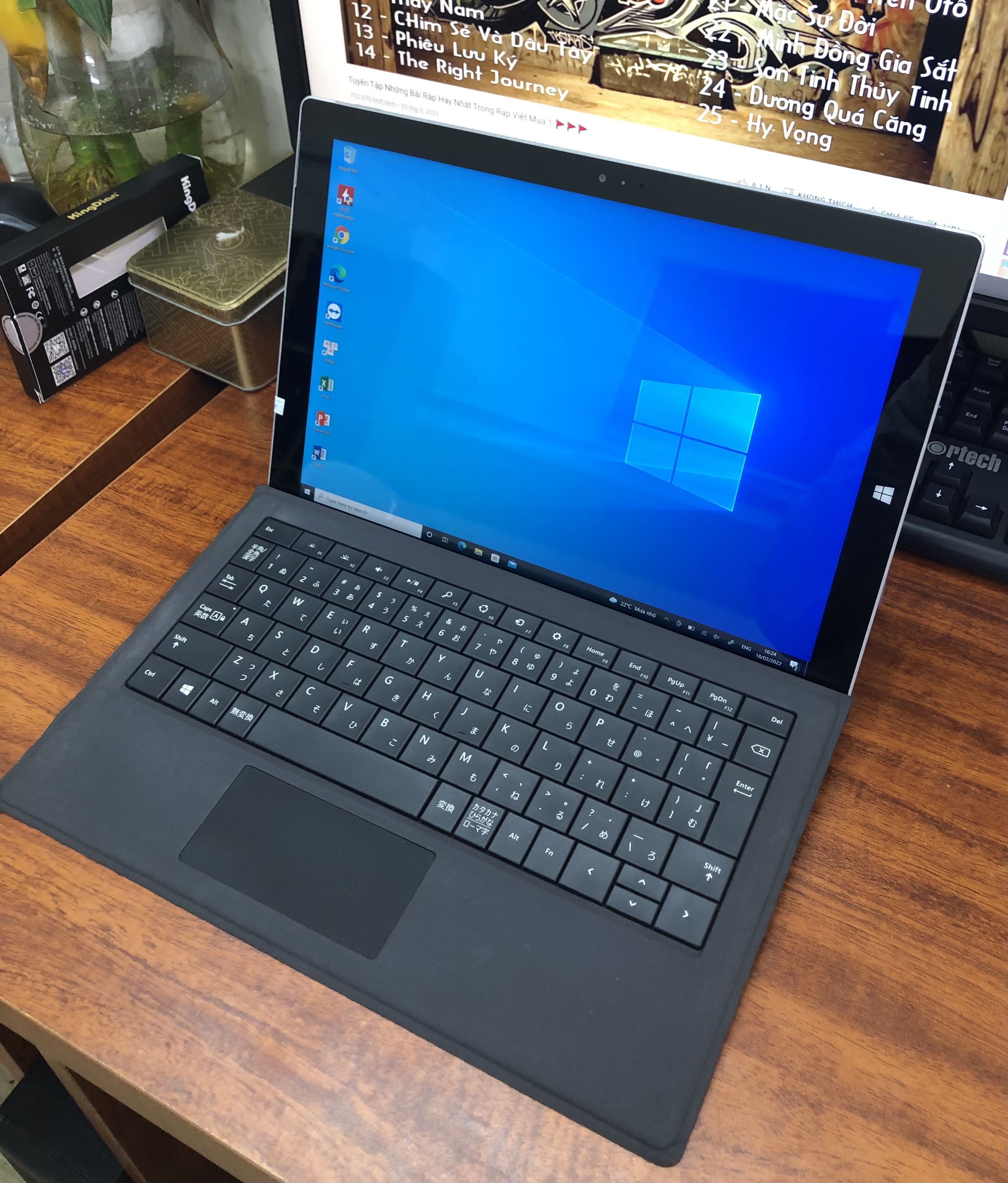 Laptop surface pro 3 full box/ core i5 1.9/4gb/128gb