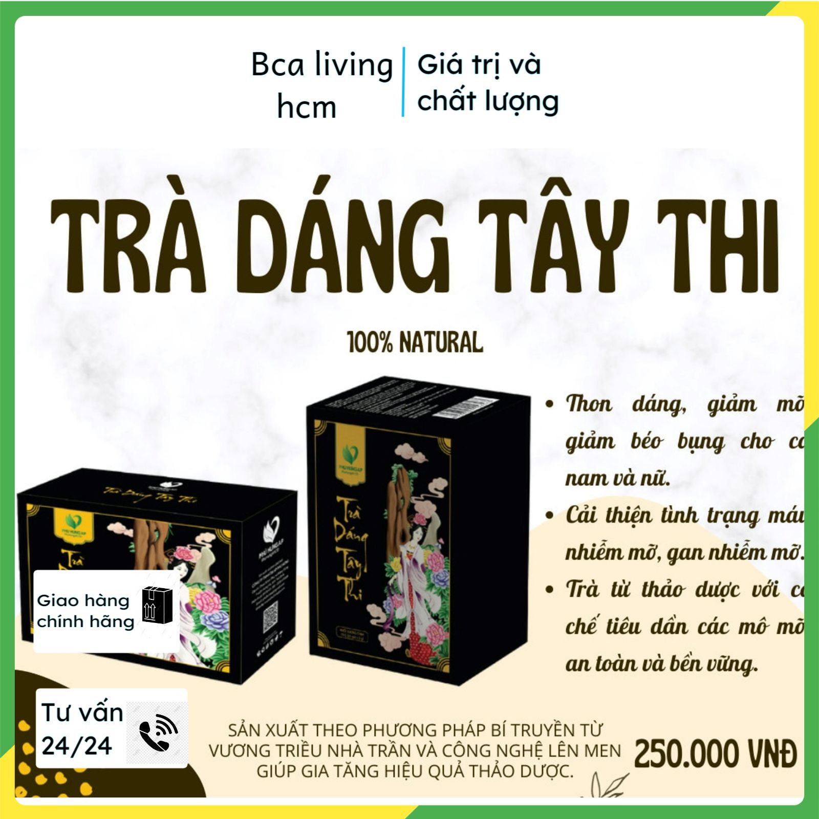 trà dáng tây thi thanh lọc cơ thể giảm cân bài tiết chất có hại chiết xuất từ lá sen  nấm linh chi v