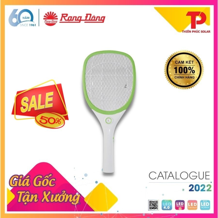 Big Sale Vợt bắt muỗi điện tử Rạng Đông chính hãng Model: VBM RD.01 Giá gốc tận xưởng