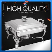Stainless Food Warmer Tray for Catering - 