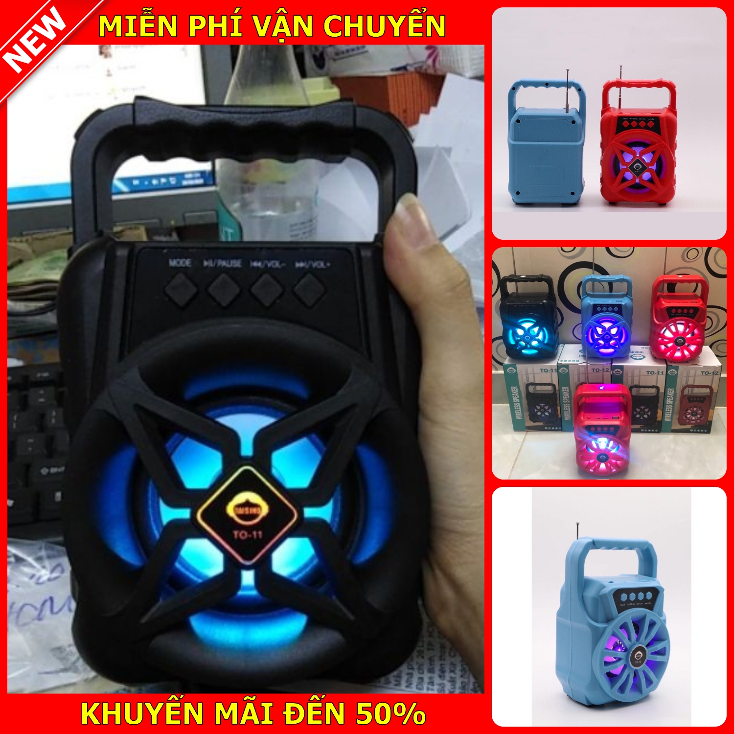 Loa Bluetooth mini L1B7 - Loa bluetooth mini bass mạnh cute - loa nghe nhạc bluetooth mini - có bảo hành