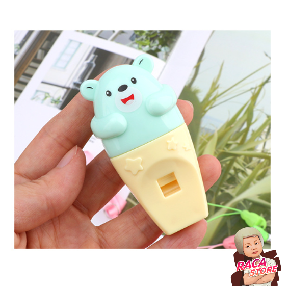 Kèn còi thổi hình gấu nhựa abs cap cấp cho bé