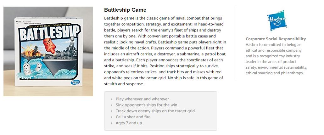 Hasbro Battleship Board Game Classic With Planes Or Without Plane Options