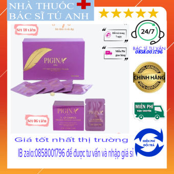 Sản phẩm vệ sinh phụ nữ Pigina (6 viên và 18 viên)