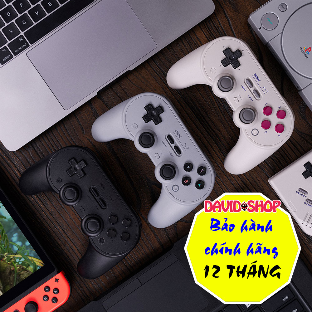 [HCM]Tay cầm không dây 8BitDo SN30 Pro 2 cho Nintendo Switch, PC, Android, iOS, iPadOS, Rasperry Pi