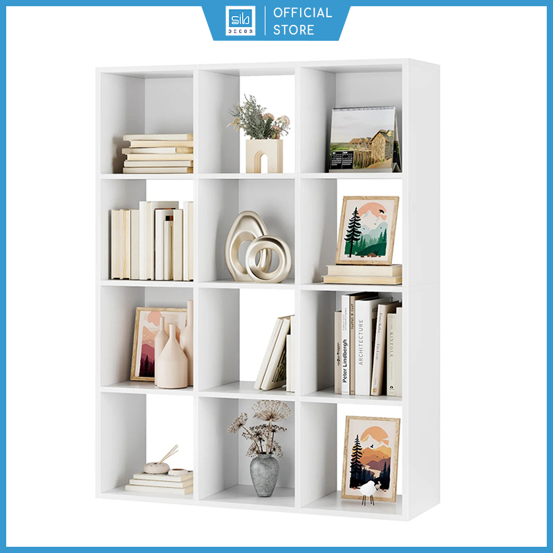 Kệ sách cube kích thước 120 x 90.5 x 30cm thương hiệu sib decor