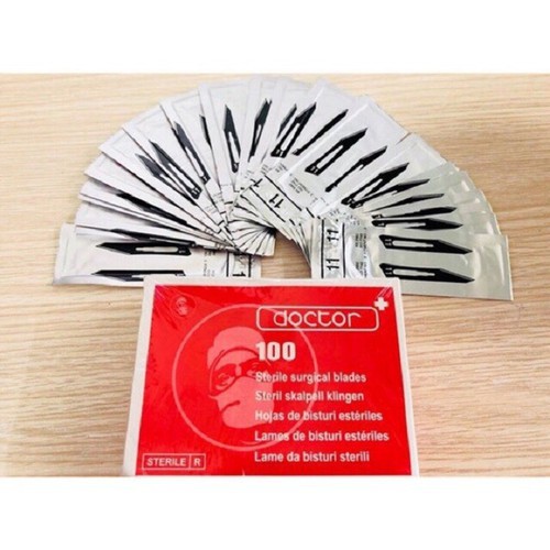 Dao nặn mụn doctor hộp 100c dùng cho spa và phẫu thuật số 11