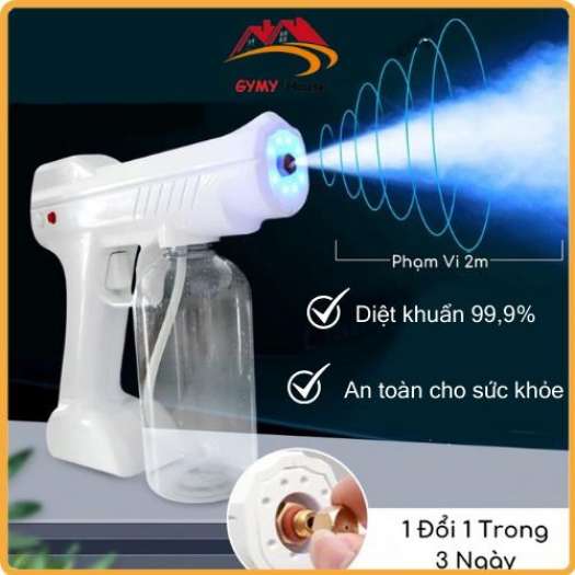 No  Súng Xịt Khử Khuẩn Atomizer - Máy Phun Sát Khuẩn Cầm Tay Nanomax Diệt Sạch Vi Khuẩn - Bảo Hành 6 Tháng