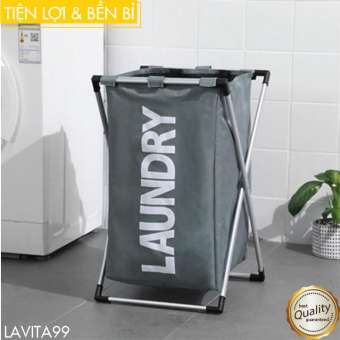 Giỏ đựng quần áo gấp gọn, Giỏ vải đựng đồ đa tiện ích