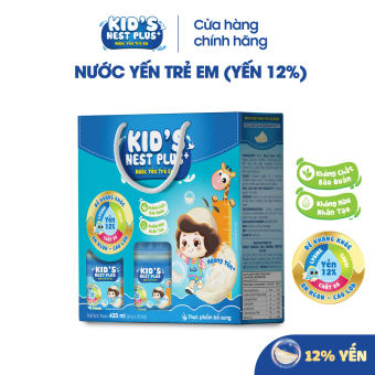 Nước Yến Cho Trẻ Em Kid's Nest Plus+  12% Yến (6 lọ x 70ml)