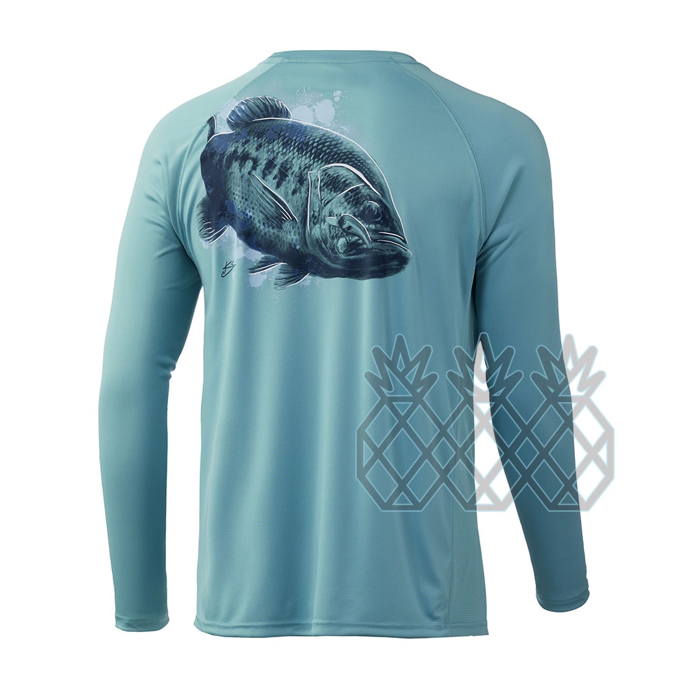 Huk Pelagic Fishing Shirts Long Sleeve Uv Protection Man Outdoor Summer  Camouflage Moisture Wicking Jersey Fishing