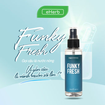 Body Mist Xịt Thơm Toàn Thân Funky Fresh BODYMISS 105ml Hương Ấm Gỗ Tuyết Tùng