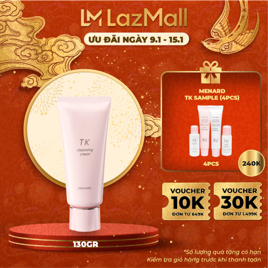 Kem Tẩy Trang Menard TK Cleansing Cream Chống Lão Hóa Sớm