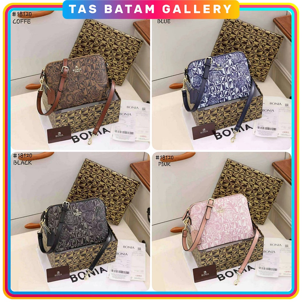 Bonia Sling Bag With Pouch #2012 Leather – TasBatam168