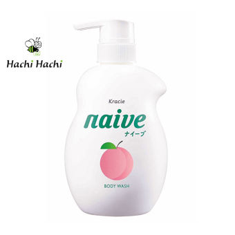 Sữa tắm Naive Kracie lá đào 530ml - Hachi Hachi Japan Shop