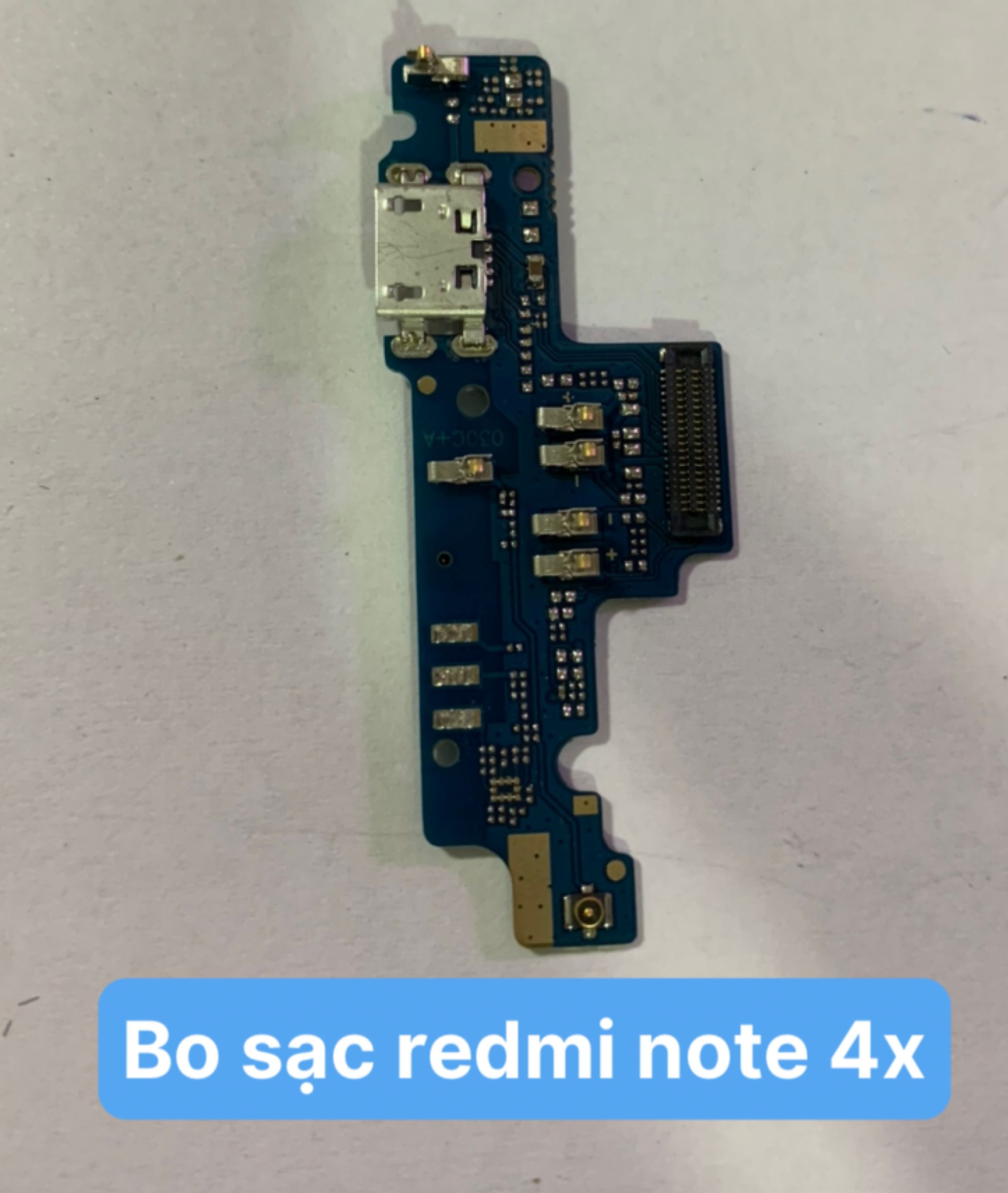 Cụm chân sạc, Bo sạc zin hãng Xiaomi Redmi Note 4x, liền Mic nghe gọi