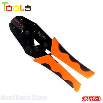 Kìm bấm cos pin Asaki AK-9123 (0.5 ~ 6mm2) - Kềm bấm cốt kim Asaki