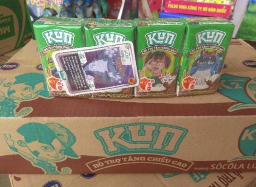 Thùng sữa kun Socola lúa mạch  48 hộp 110ml- Giàu canxi giúp bé cao lớn mỗi ngày...